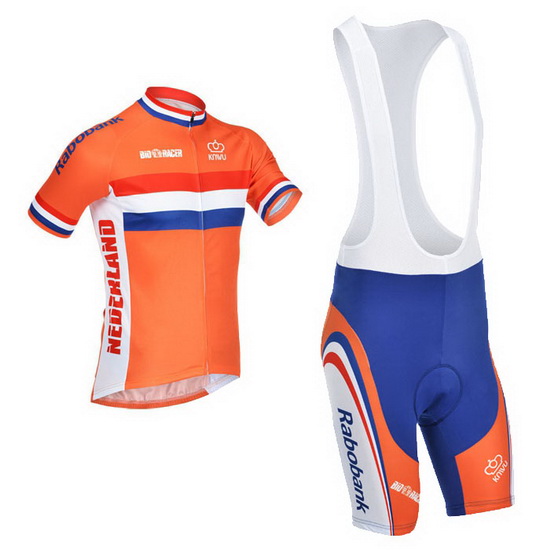 2016 Maillot Holanda Tirantes Mangas Cortas naranja